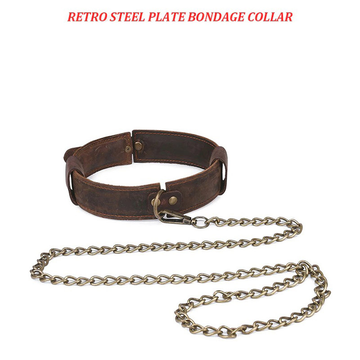 Retro BDSM Bondage Kit of 4-Pieces / Handcuffs & Restraint Collar for Adult / Erotic Sex Toys - EVE's SECRETS